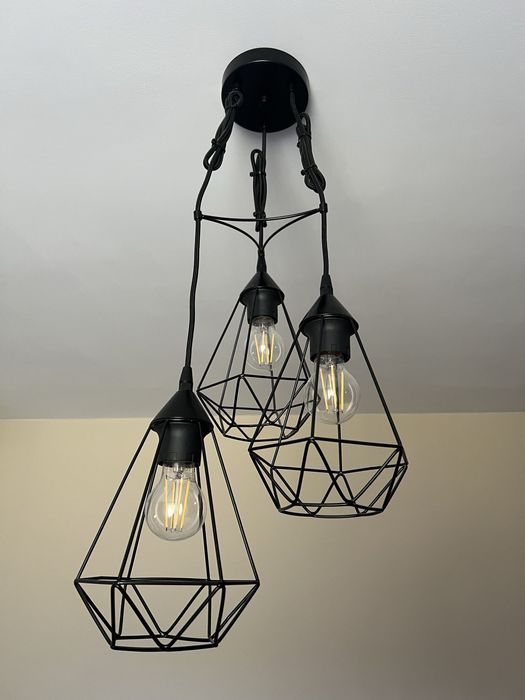 lampa wisząca czarna