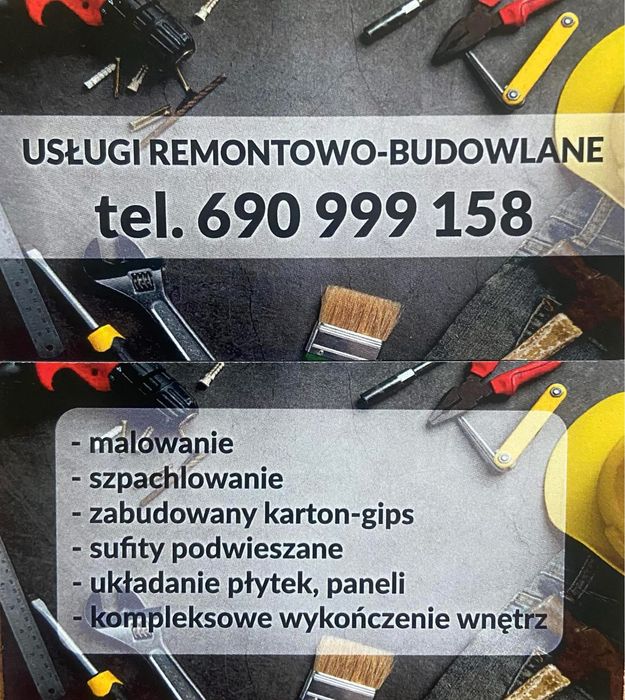 Remonty i wykończenie wnętrz