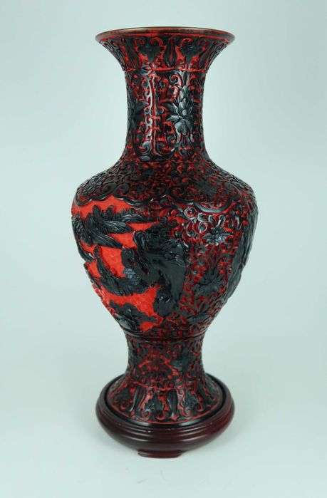 Grande jarra lacada - China - 38,5 cm
