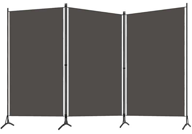 Zestaw 2 parawanów pokojowych 3-segmentowych 260x180 cm – NOWE