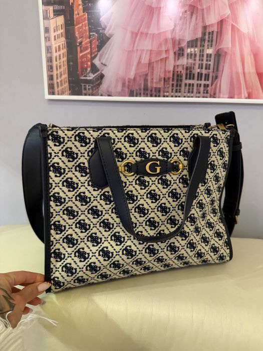 Guess torebka granatowa