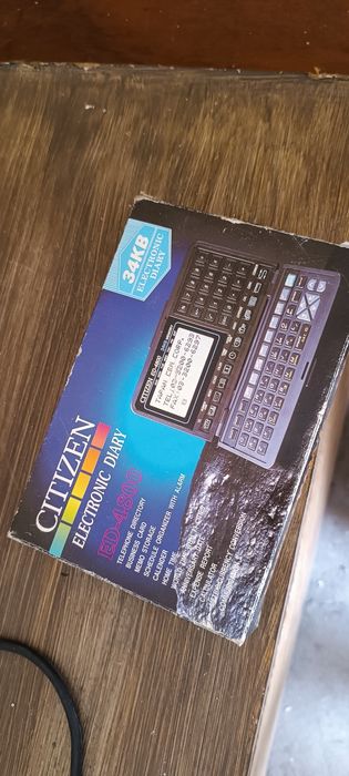 Agenda eletrónica vintage