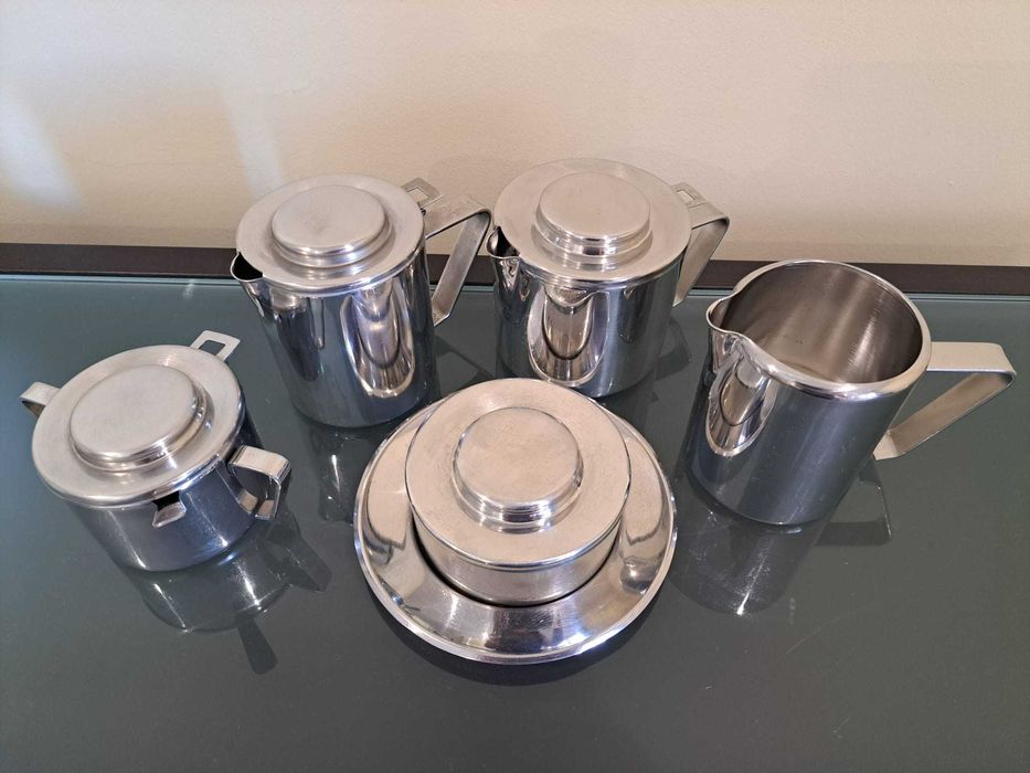 Conjunto de chá e café inox