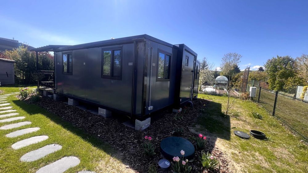 Dom kontenerowy modułowy całoroczny holender kontener drewniany