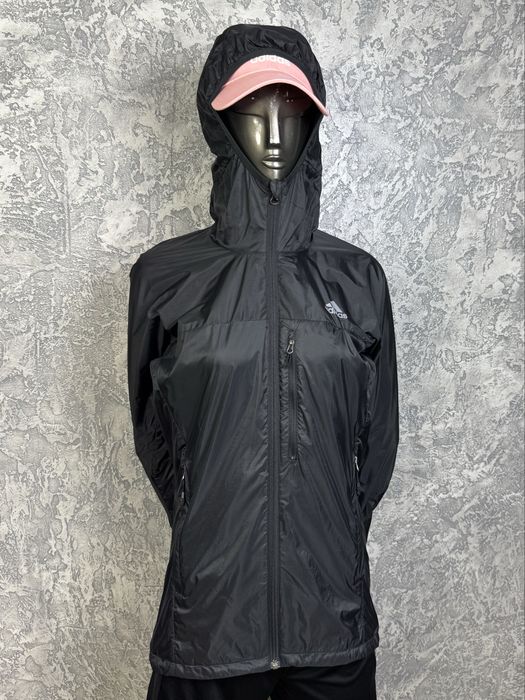 Adidas Outdoor кофта ветровка 36/38 S размер женская трекинговая черная