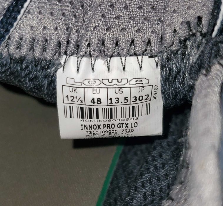 Треккингові  кроссівки LOWA  Innox Pro GTX LO. Оригінал. Р 41  48