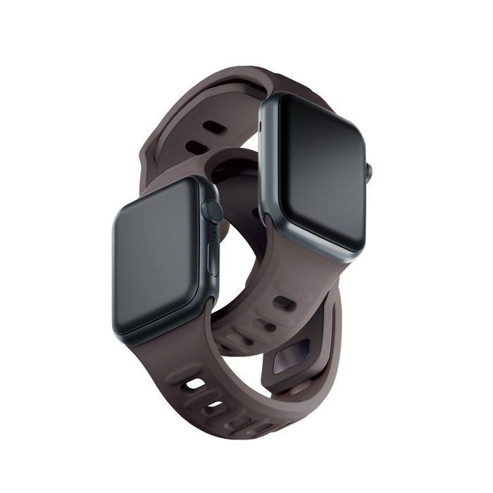 Pasek silikonowy 3mk Silicone Watch … 42 / 44 / 45 / 49 mm - brązowy