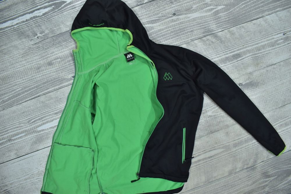 Missing Link Czarna Techniczna Kurtka Męska Softshell L