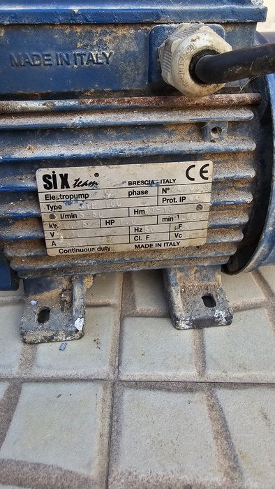 Motor de agua usado