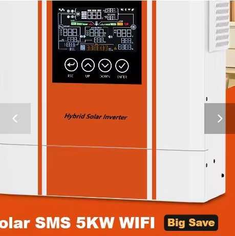 Гибридный солнечный инвертор POWLAND ISolar-SMS-5KW 24V — Максимум мощности для 24-вольтовых систем!