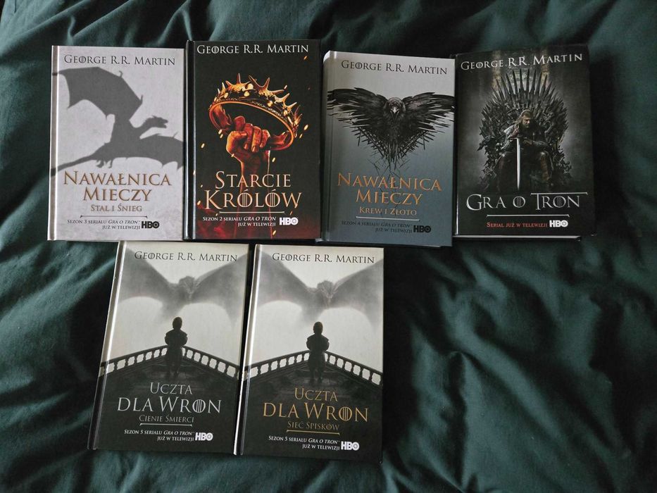Gra o Tron tomy 1-6 - twarda oprawa