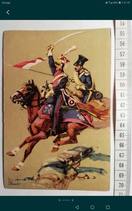 Zestaw pocztówek wojskowych