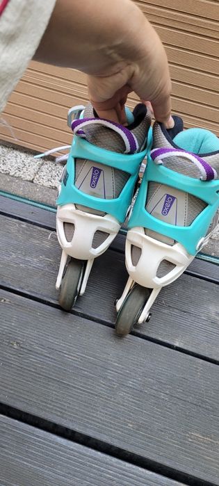 Oxelo rolki dziecięce regulowane decathlon 32-35
