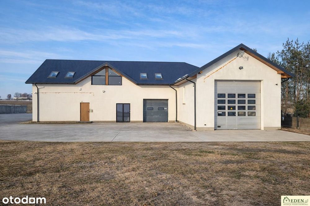 Budynki produkcyjno-usługowe 630 m2 + 1,02 ha działka - Ryki.