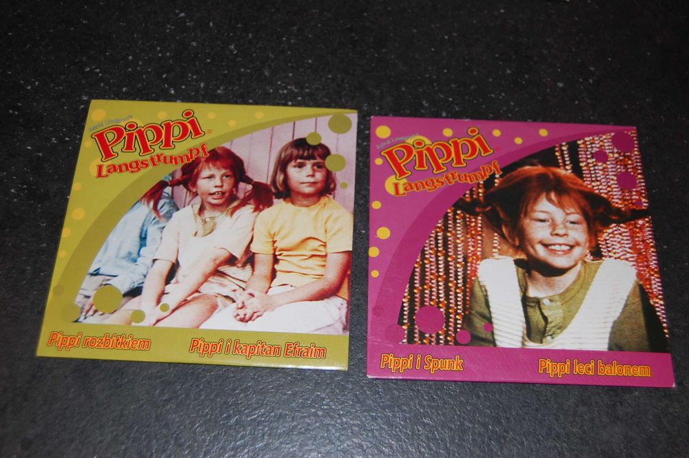 Pippi Langstrumpf - zestaw 9 filmów VCD