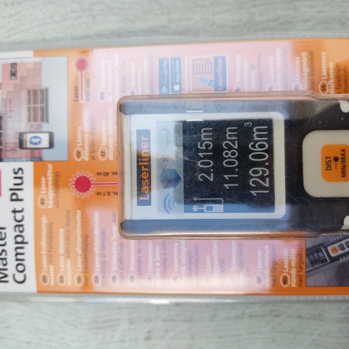 NOWY dalmierz Laserliner Distance Master COMPACT PLUS Bluetooth 40m