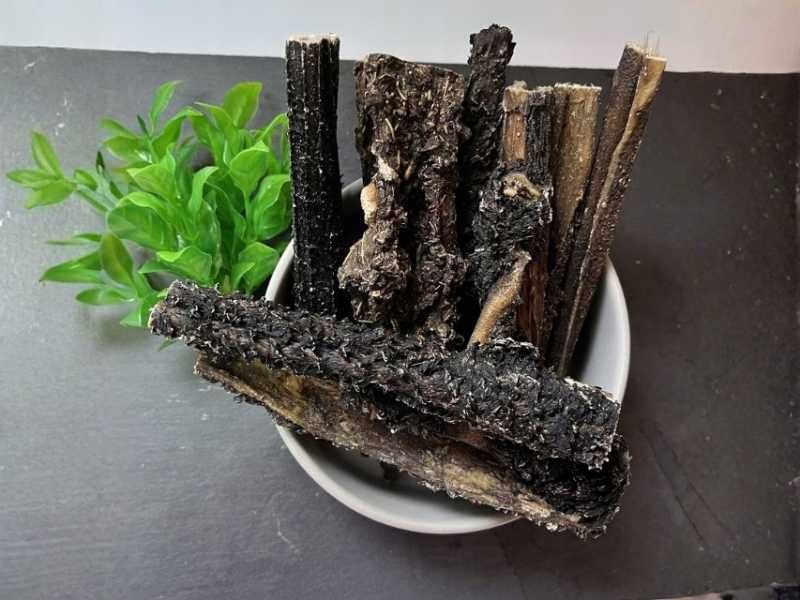 Żwacz wołowy suszony PRZEKĄSKA DLA PSA BARF - 100 G