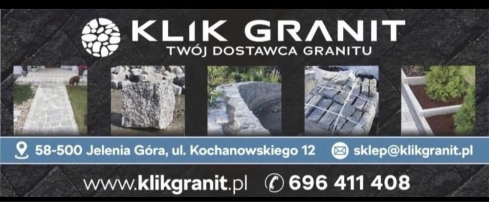 Parapety blaty schody z granitu