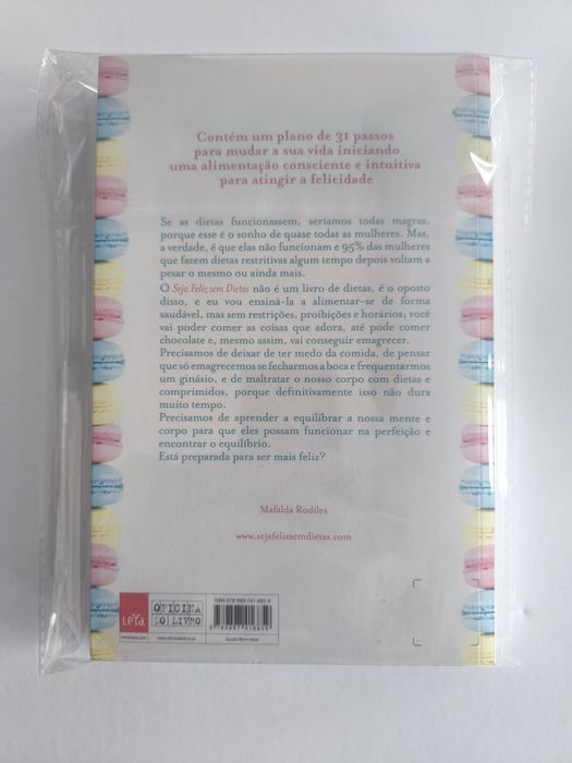 Livro Seja Feliz Sem Dietas - Mafalda Rodiles