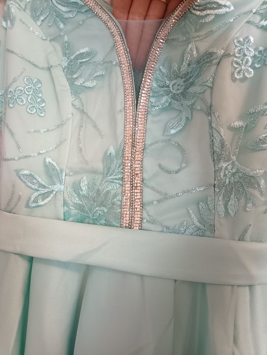 Плаття максі атласне