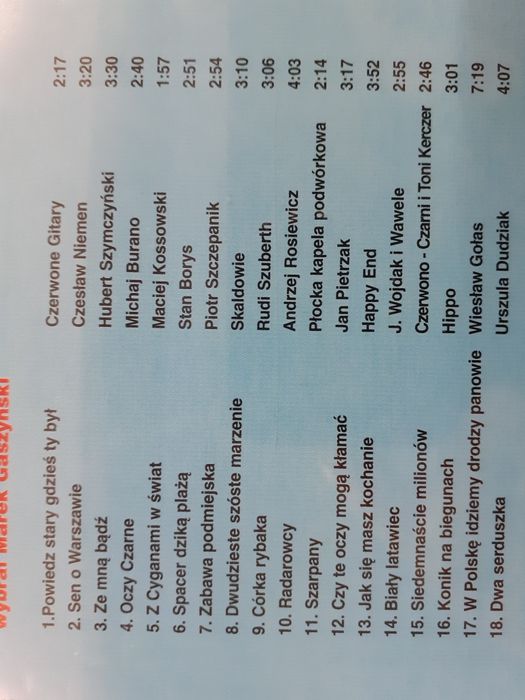 Radiowe przeboje lata wybrał Marek Gaszyński CD