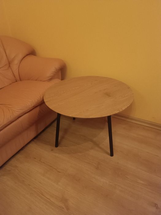 Журнальний столик JYSK NYBO (Нюбо). Круглий 70 см. Лофт