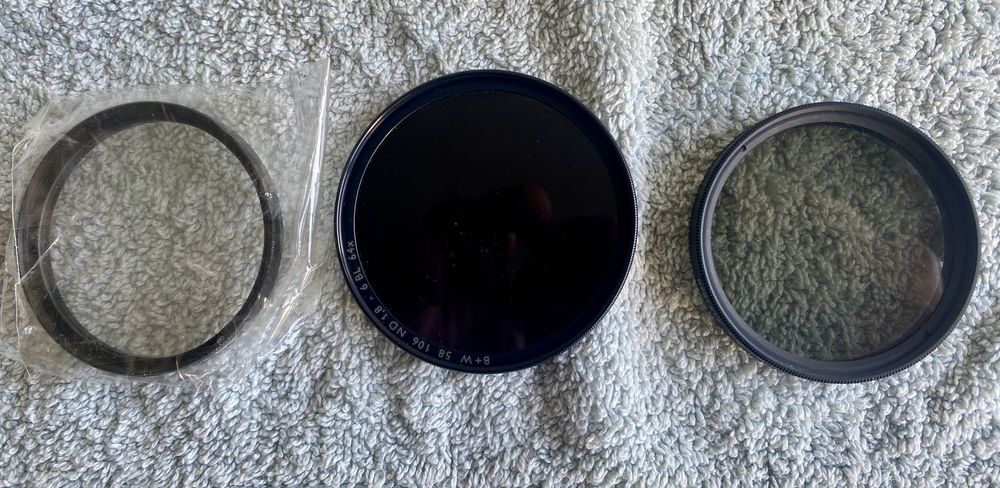 Camera Filter Set 52mm / 58mm – B+W ND + CPL + UV
