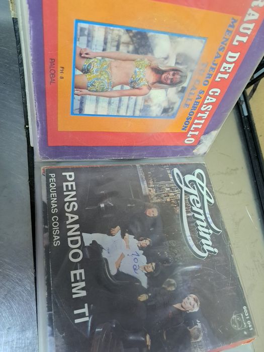 Vários Discos em vinil single e LP