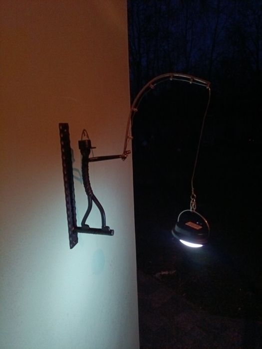 Uchwyt,wieszak na lampę solarną, świecę. Metaloplastyka