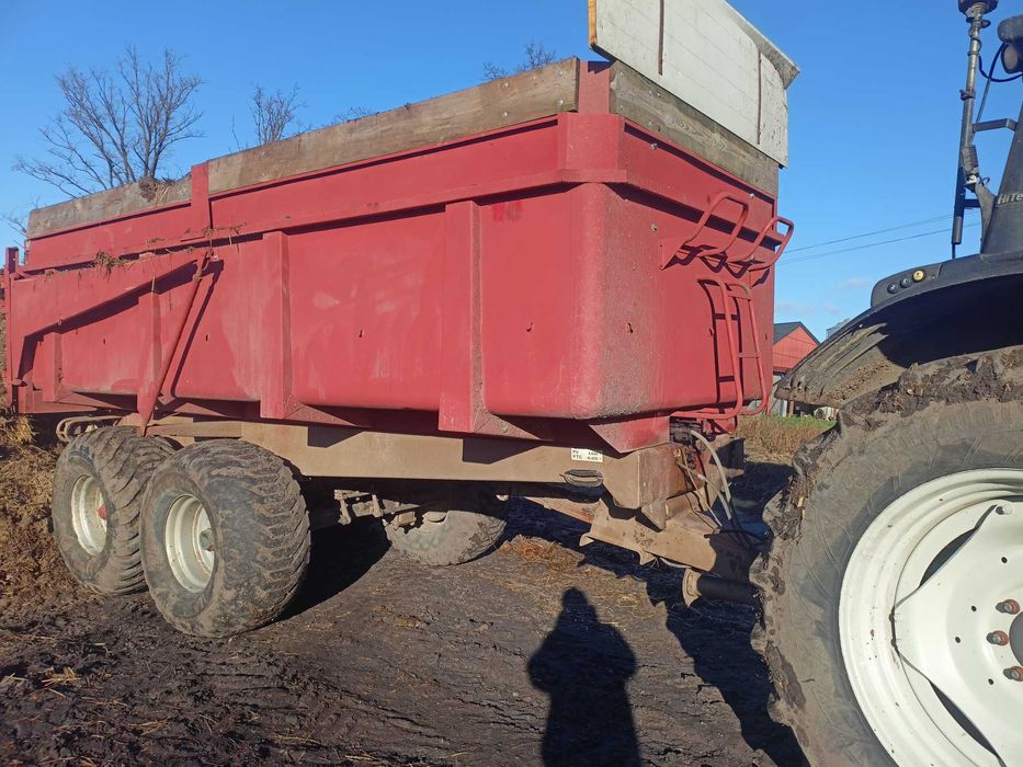 Przyczepa skorupa 12t wywrotka 14