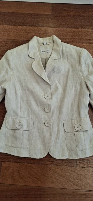 Garnitur damski lniany