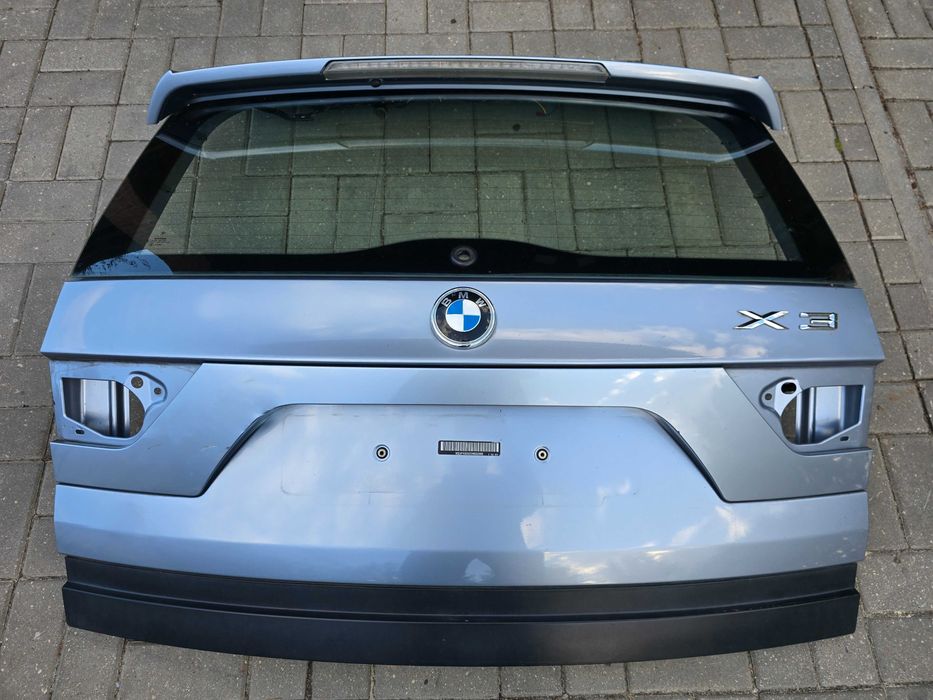 BMW X3 E83 Klapa Bagażnika Szyba Tył BLUEWATER 896/5 Org Lakier