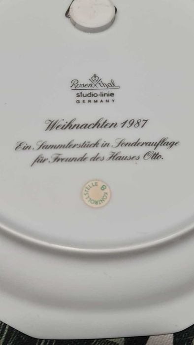 Talerzyk kolekcjonerski Rosenthal.
