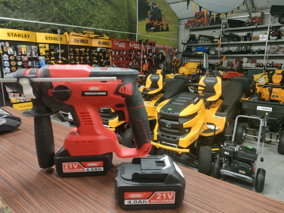 Młotowiertarka akumulatorowa z funkcją kucia SDS 21V LEK HM-2101-BL