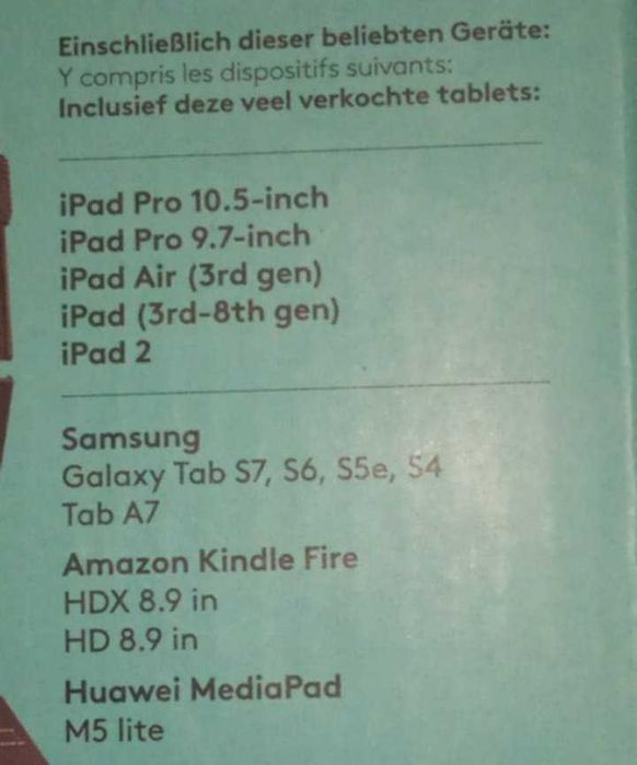 Klawiatura z etui Logitech Universal Folio Tablet 9-10" Nowy