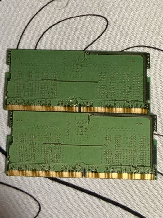Оперативная память для ноутбука DDR5, частота 4800, 2 плашки по 8 гб
