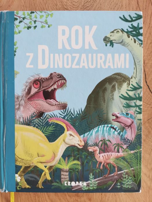 Rok z Dinozaurami kropka książka