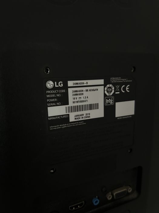 Monitor LG Full HD 75Hz
