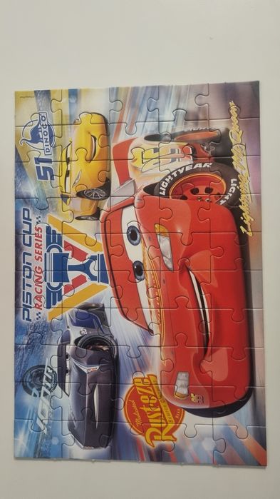 Puzzle Clementoni 4+. Zygzak Mcqueen. Disney. Pixar. Cars. Jak nowe.