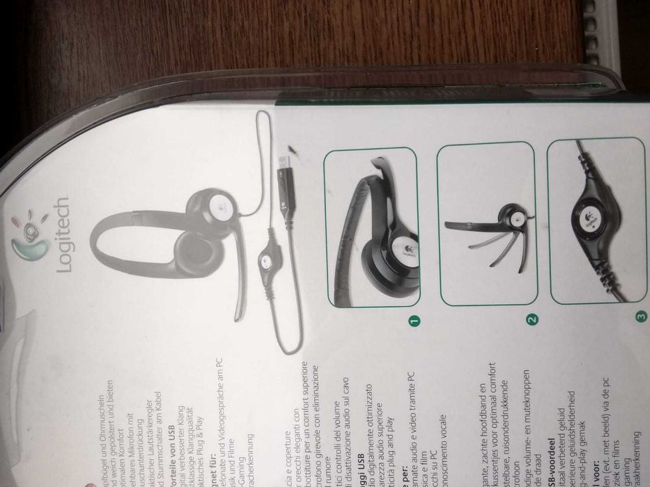 Słuchawki Logitech ClearChat USB Comfort nowe! darmowa dostawa