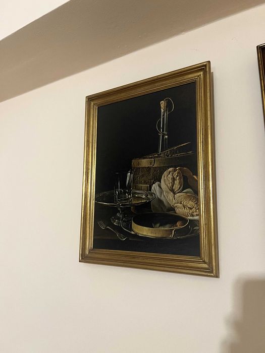 Par de Quadros a Óleo inspirados no período Barroco