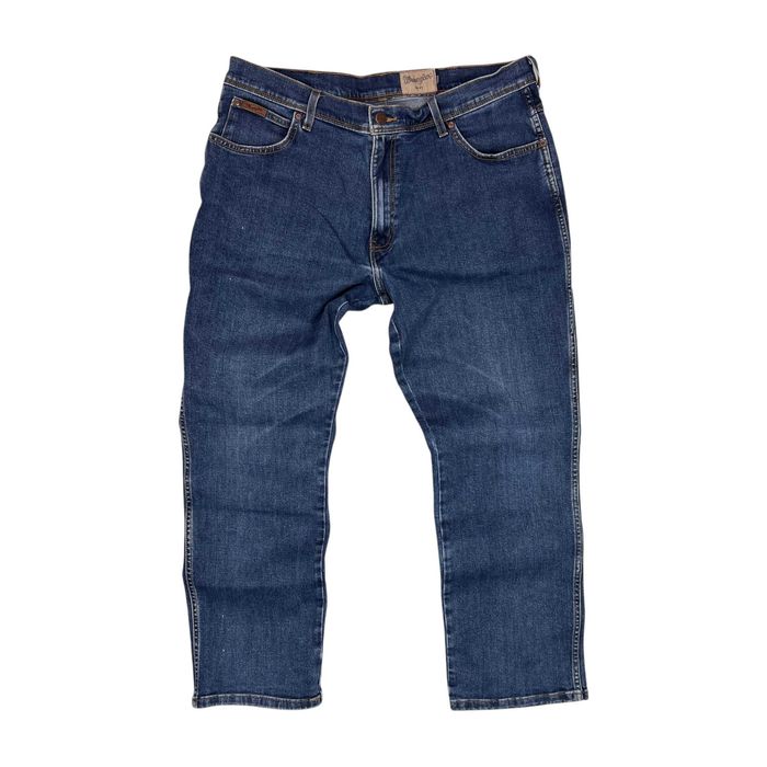 Wrangler TEXAS jeansy męskie W38 L30 (pas 95cm) L29 sodnie jeansowe męskie bawełna elastan prosty regularny krój