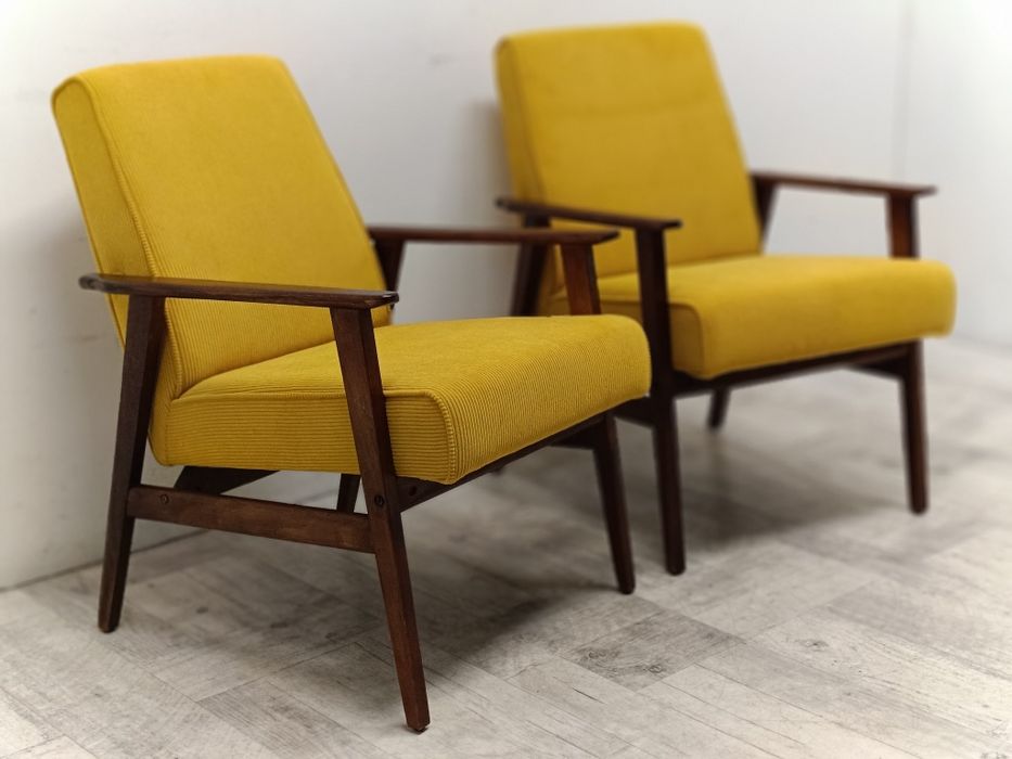 fotele lis Chierowski PRL vintage PRL fotel design Var