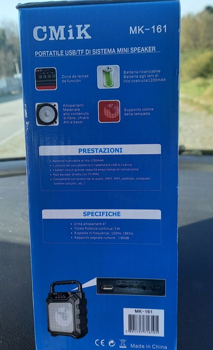 Portable RGB Light and Bluetooth Column - New64297475693571124