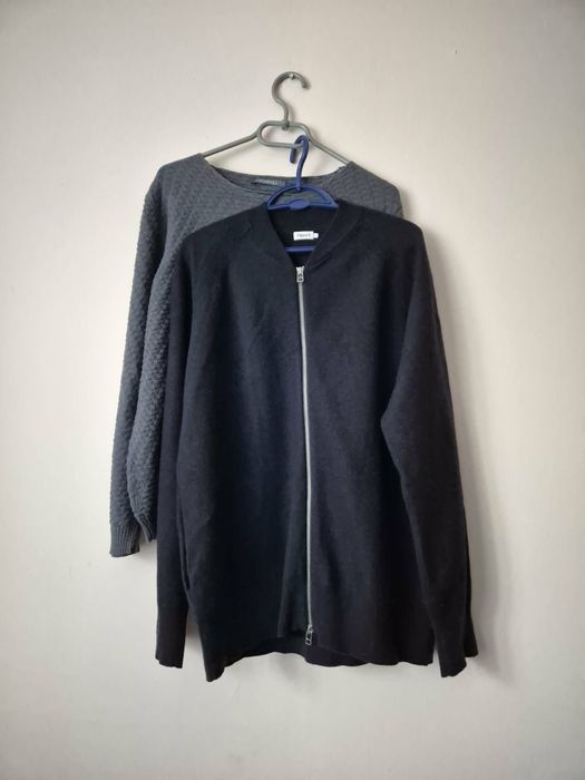 Dwa ciepłe sweterki męskie rozmiar L