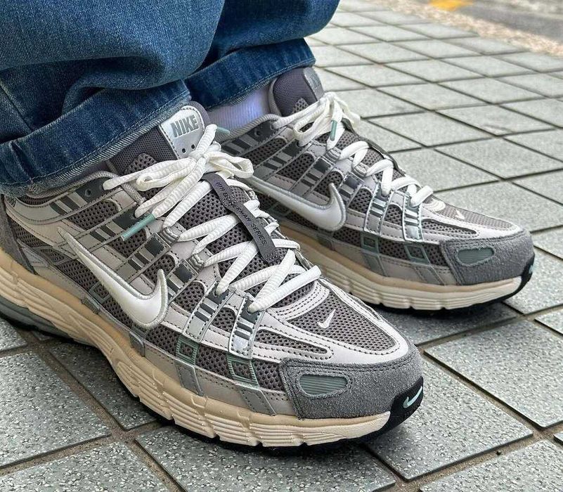 Кроссовки Мужские Nike P6000 Grey Beige Green/Кросівки Чоловічі Найк