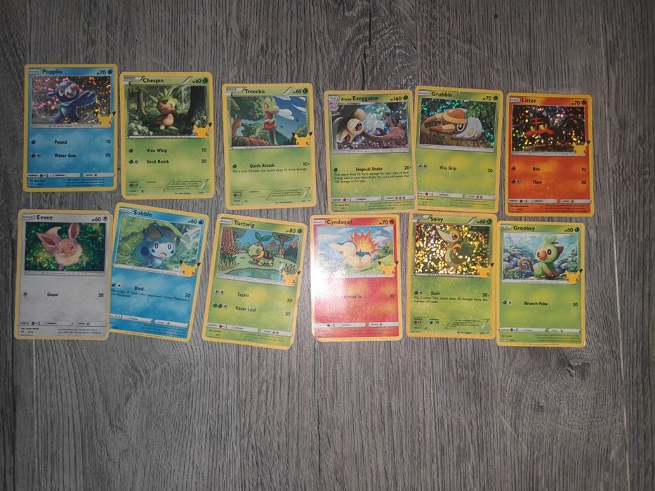 Karty pokemon  używane