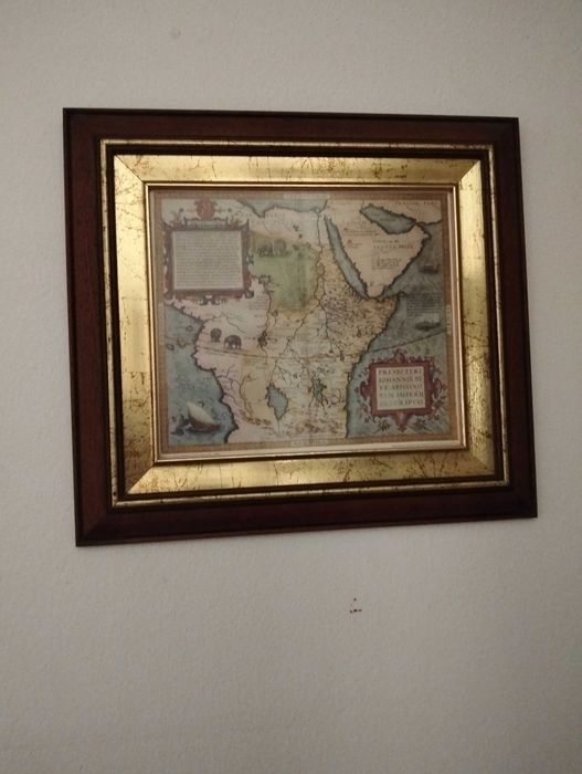 Quadros de mapas antigos