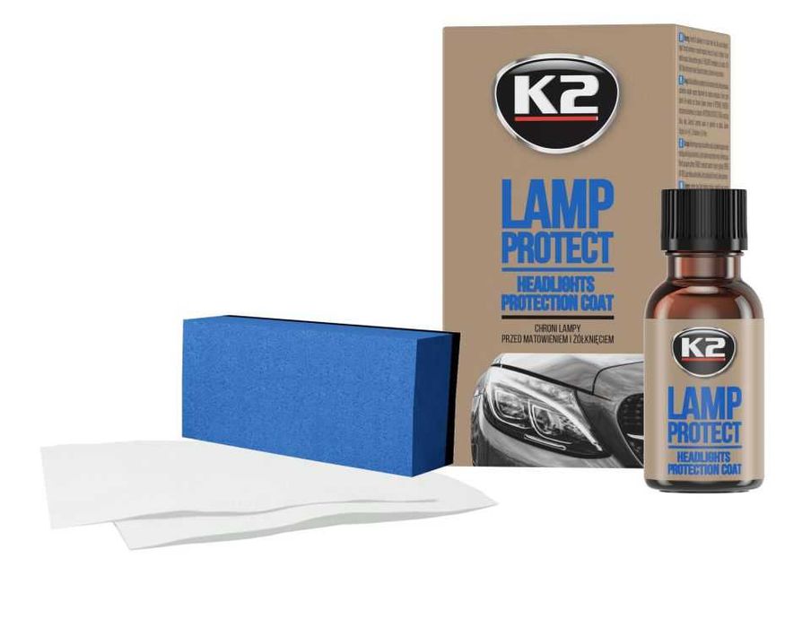 Паста полироль фар K2 Lamp Doctor, защита фар Lamp Protect - Польша K2