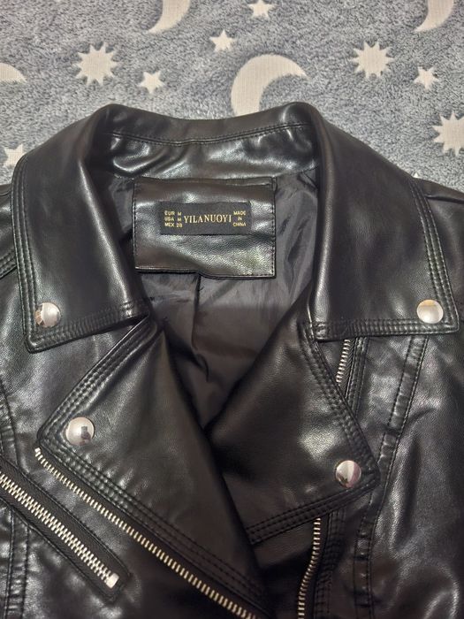 Шкіряна куртка осінь-весна